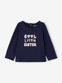 Bébé-T-shirt, sous-pull-T-shirt "cool little sister" Basics bébé