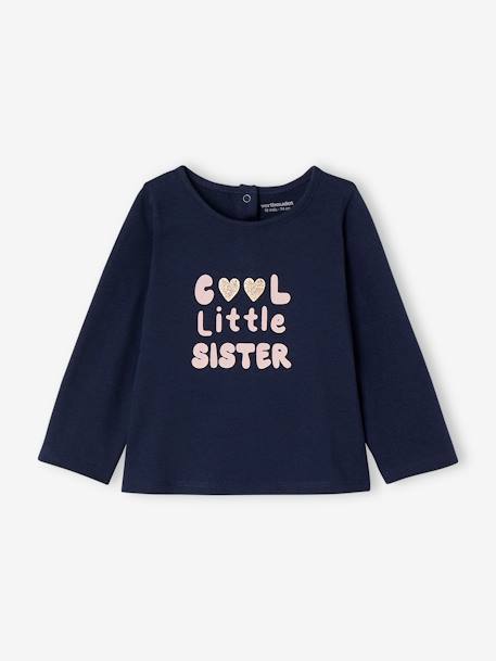 Bébé-T-shirt "cool little sister" Basics bébé