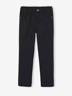 Jongens-Broek- Slijtvaste broek, recht model, met jersey voering jongens