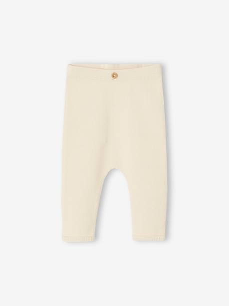 Bébé-Legging bébé fille en côtes 