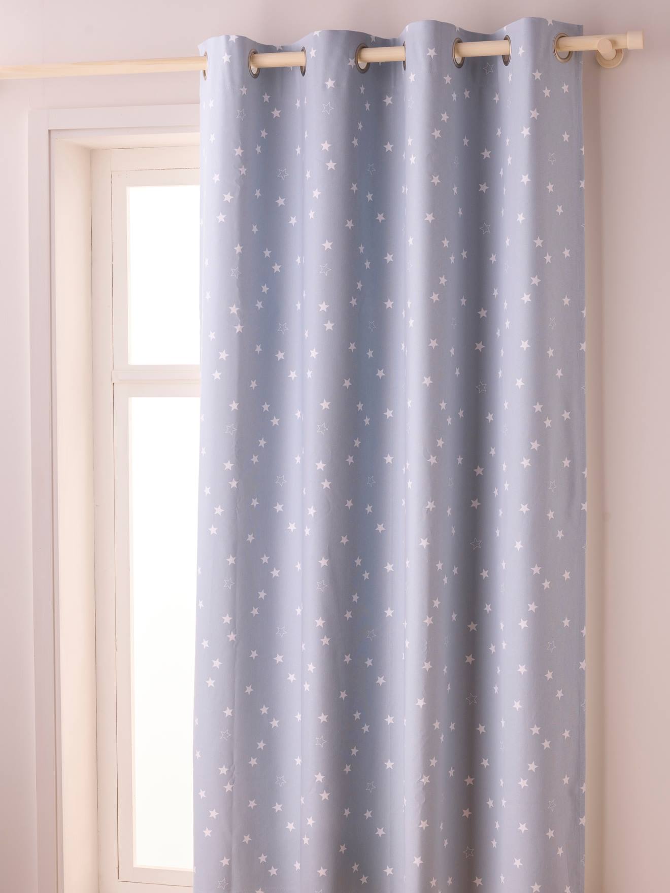 Vertbaudet Verduisterend Gordijn Met Sterrenprint Blauw