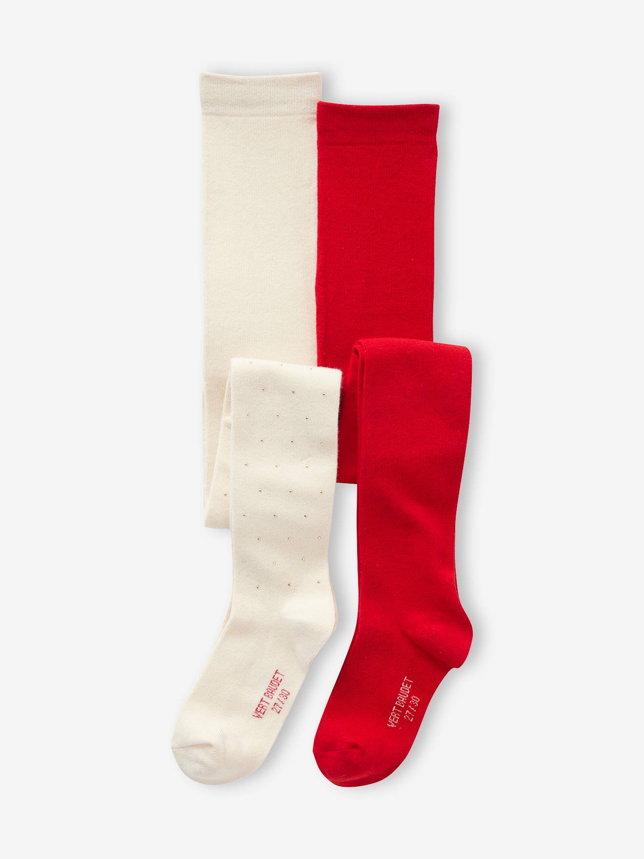 Vertbaudet Set Van 2 Maillots Voor Kerst Ecru