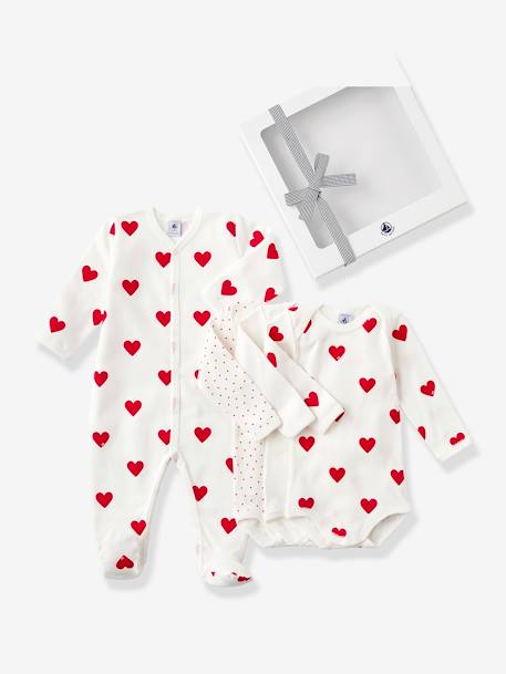 Bébé-Coffret cadeau coeur naissance PETIT BATEAU