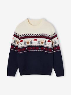 -Pull jacquard de Noël enfant capsule famille