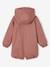Parka fille à capuche doublée imitation fourrure bois de rose+camel+marine+noir+prune+vert foncé - vertbaudet enfant 