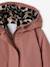Parka fille à capuche doublée imitation fourrure bois de rose+camel+marine+noir+prune+vert foncé - vertbaudet enfant 