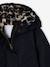 Parka fille à capuche doublée imitation fourrure bois de rose+camel+marine+noir+prune+vert foncé - vertbaudet enfant 
