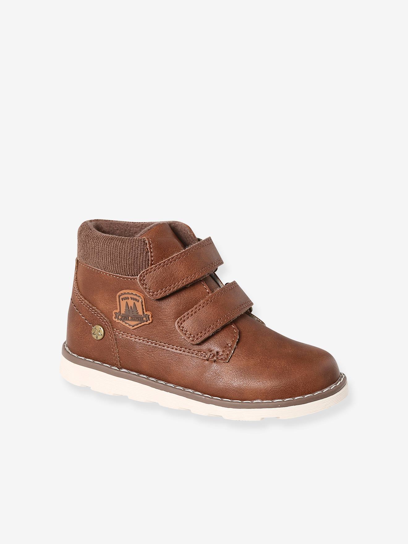 Vertbaudet Sneakers Met Klittenband Kleutercollectie Bruin