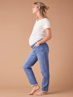 Jean de grossesse mom slim fit bandeau détachable  - vertbaudet enfant