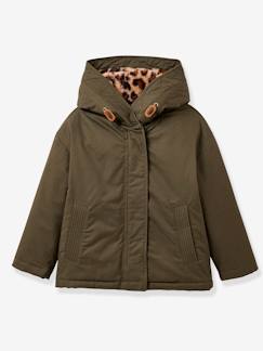 -Parka fille doublée léopard CYRILLUS