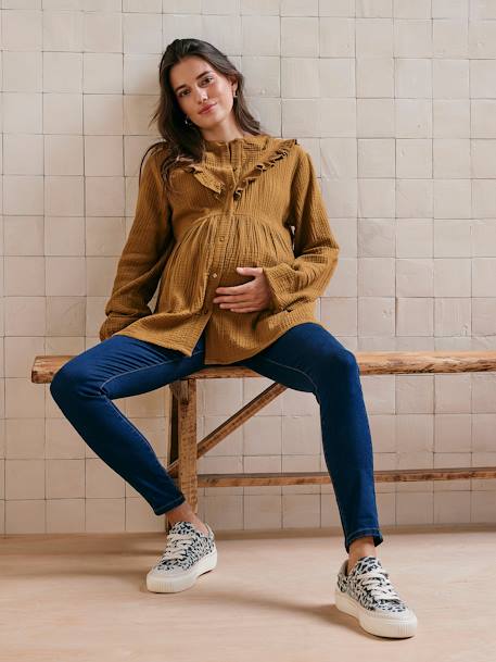 Jean de grossesse skinny denim brut+noir+stone - vertbaudet enfant 