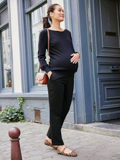 -Pantalon de grossesse large à pinces