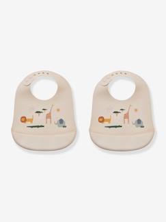 Verzorging-Baby eet en drinkt-Slabbetje-Set van 2 siliconen slabbetjes Tilda - LIEWOOD