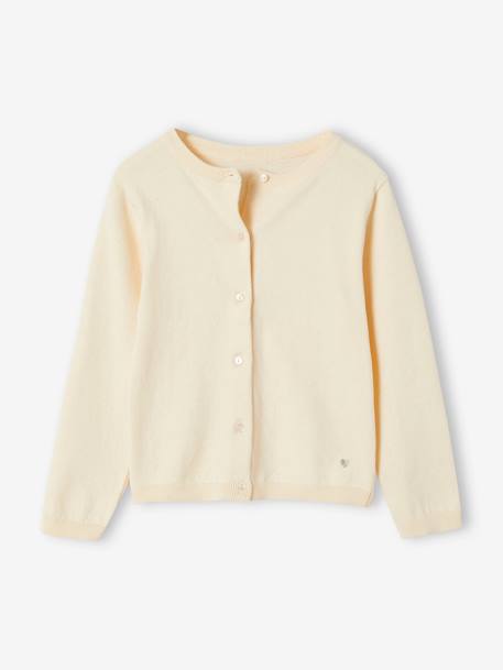 Gilet fille maille fine BASICS  - vertbaudet enfant