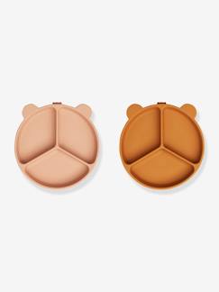 -Lot 2 assiettes à compartiment Stacy -
