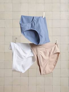 Vêtements de grossesse-Lingerie-Lot de 3 shorties de grossesse sans coutures en microfibre