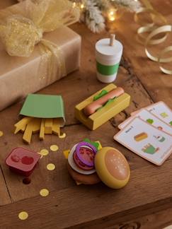 Jouet-Jeux d'imitation-Set hamburger et hot dog en bois FSC®