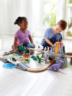 Jouet-Circuit de train Dino Adventure HAPE