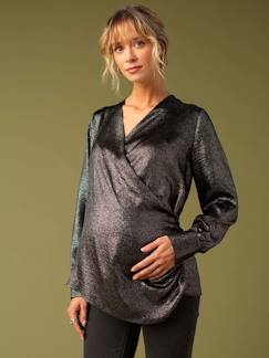 -Zwangerschapsblouse met iriserend effect ENVIE DE FRAISE