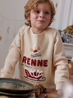 Garçon-Pull, gilet, sweat-Sweat-Sweat enfant "meilleur renne de Noël" capsule famille