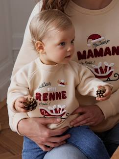 Baby-Trui, vest, sweater-Sweater "Meilleur bébé renne de Noël" familie-capsulecollectie