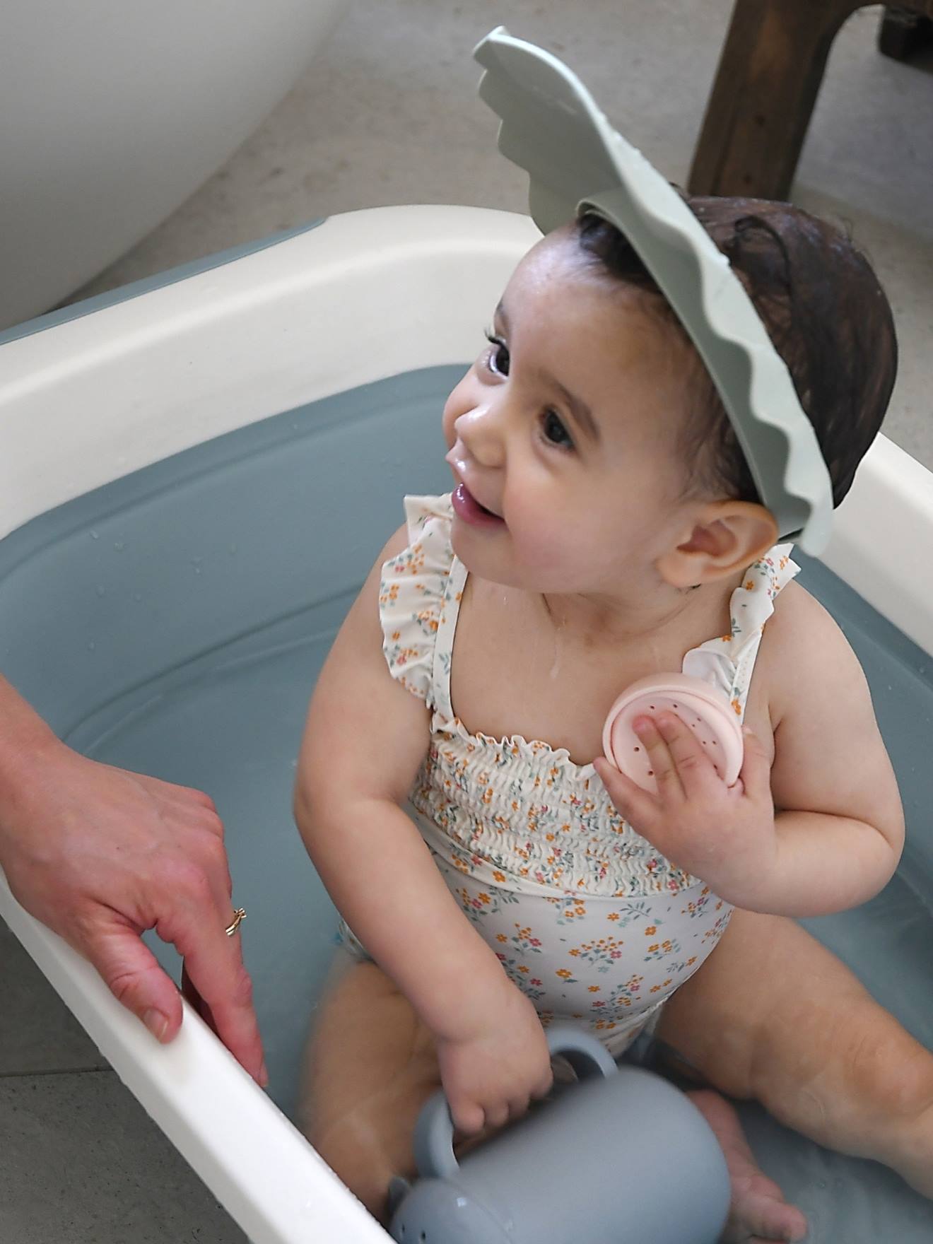 Baby Shampoo-Schutzschild Aus Silikon Beaba Groen