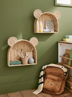 Slaapkamer en Opbergoplossingen-Opbergmeubel- Set van 2 teddybeer-planken