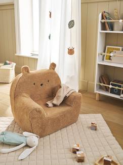 -Fauteuil en mousse et sherpa Ourson