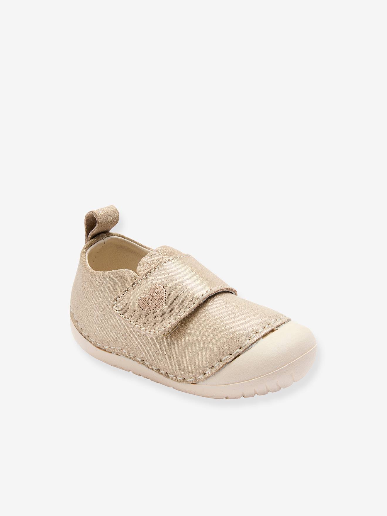 Vertbaudet Soepele Babyslofjes Met Klittenband Goud