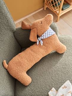 -Coussin chien teckel en sherpa ACHILLE