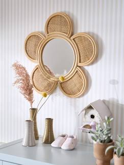 -Miroir XL rotin et cannage Fleur