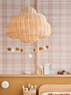 Linge de maison et décoration-Décoration-Abat-jour nuage en rotin