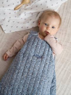 Linnengoed en decoratie-Baby beddengoed-Mouwloze trappelzak van katoengaas personaliseerbaar INDIA