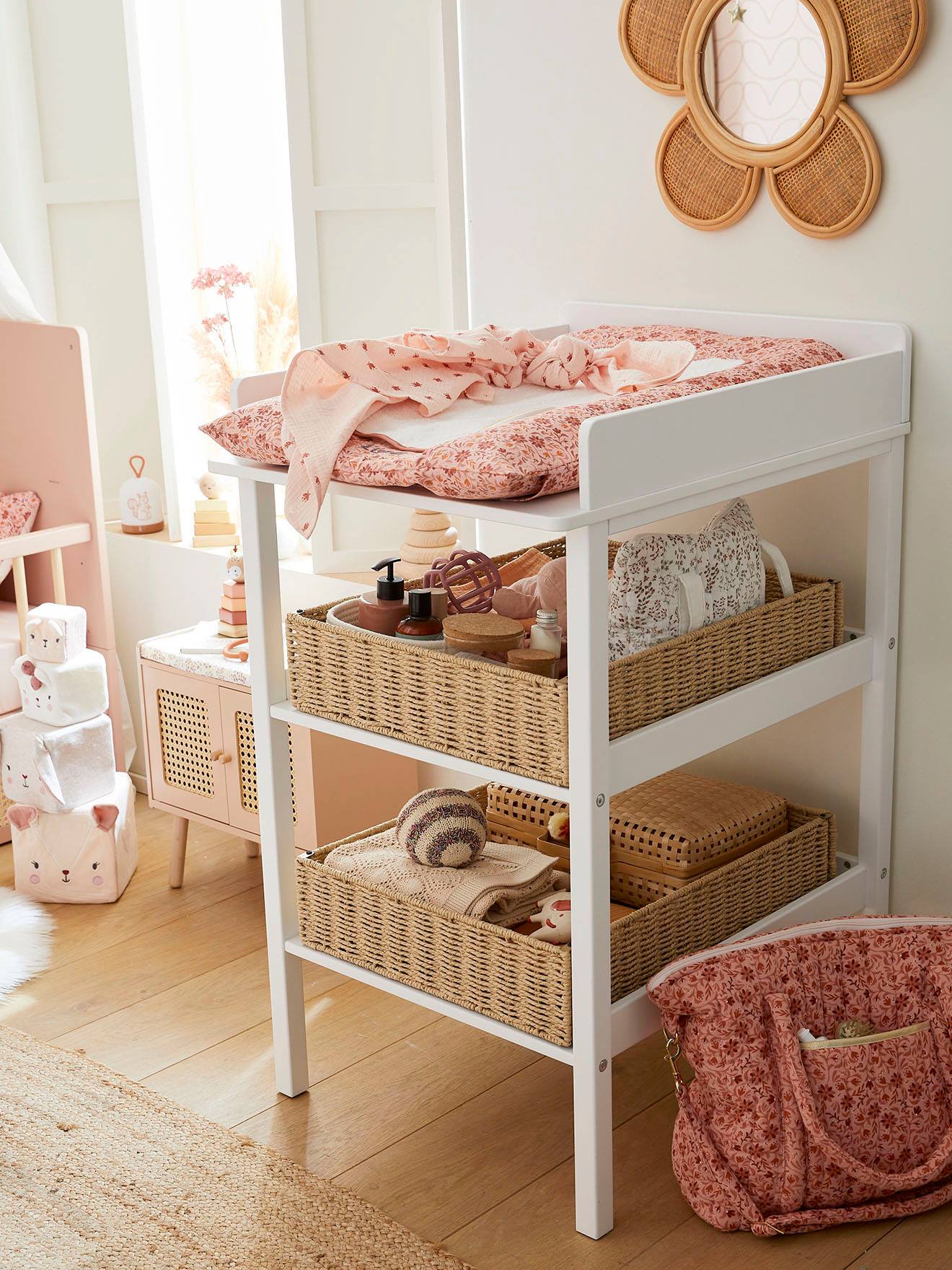 Vertbaudet Compacte Luiertafel. Wit