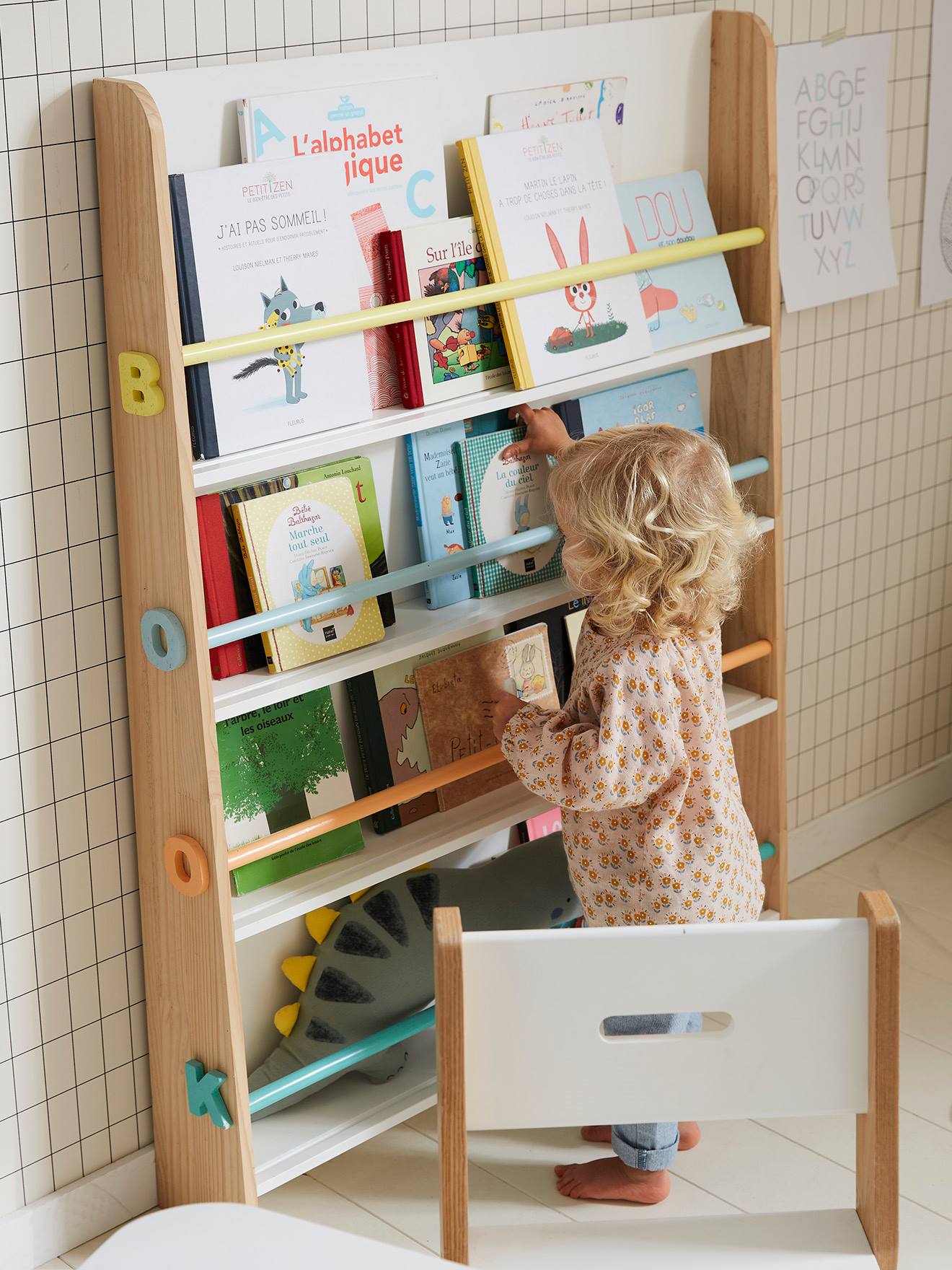 Vertbaudet Boekenkast Books Wit/hout