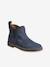Boots cuir fille élastiquées collection maternelle marine+or - vertbaudet enfant 