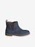 Boots cuir fille élastiquées collection maternelle marine+or - vertbaudet enfant 