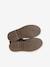 Boots cuir fille élastiquées collection maternelle marine+or - vertbaudet enfant 