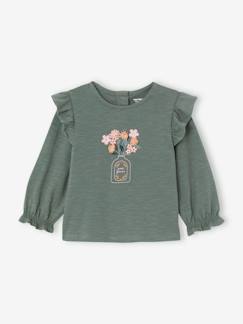 Bébé-T-shirt, sous-pull-T-shirt à volants bébé