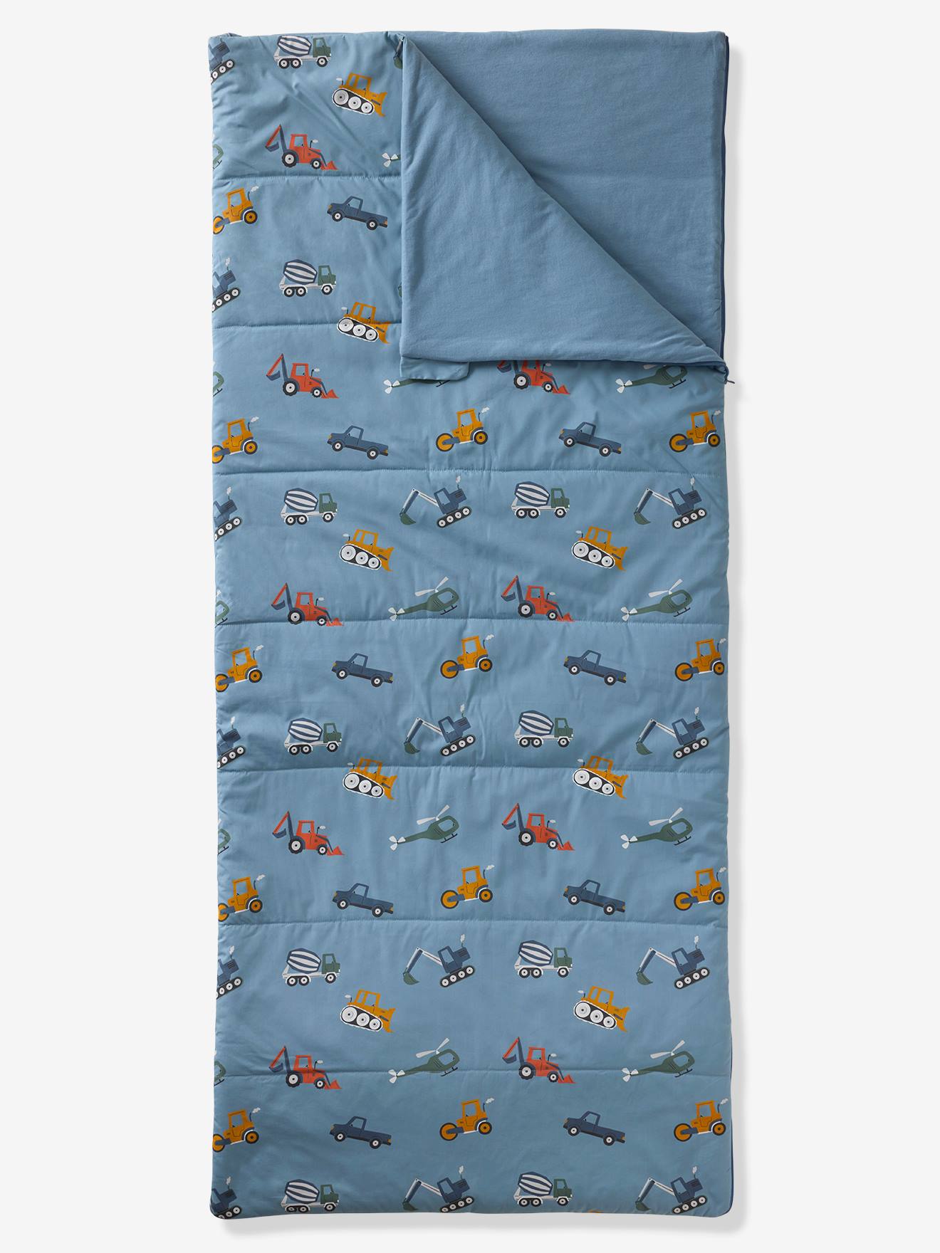 Vertbaudet Slaapzak Met Gerecycled Katoen Blauw, Bedrukt