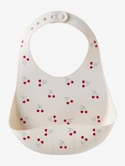 Verzorging-Baby eet en drinkt-Slabbetje-Slabbetje met opvangzakje van silicone