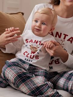 Baby-Pyjama,  overpyjama-2-delige kerstpyjama voor baby's 'Santy Club' familie-capsulecollectie