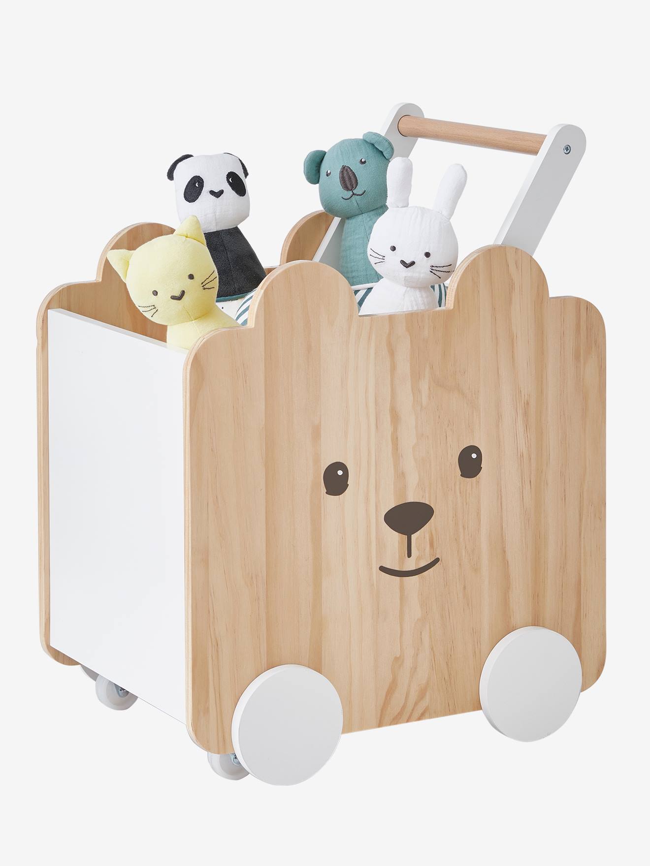 Coffre à jouets pratique à grande capacité sur roulettes • Petites Pirates