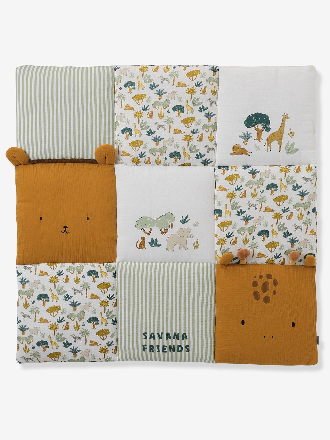 Vertbaudet Speelkleed / Parkbodem Patchwork Savana Meerkleurig