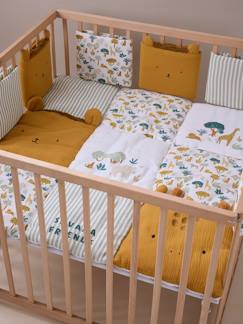 Linnengoed en decoratie-Bedhek/boxhek stootrand SAVANA