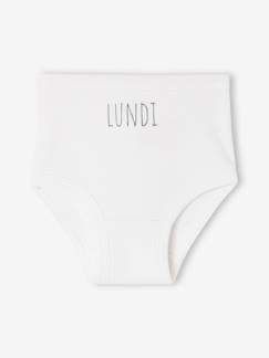 -Lot de 5 culottes bébé semainier