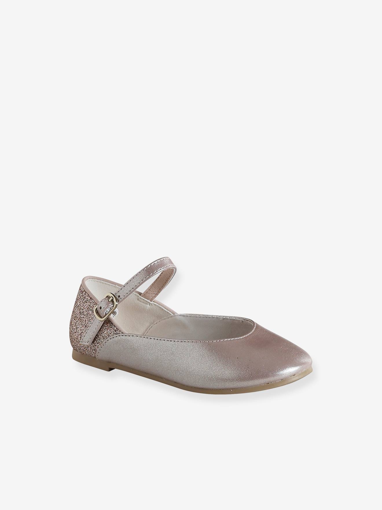 Vertbaudet Glanzende Ballerina's Voor Kinderen, Collectie Kleuterschool Goud