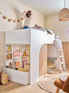 Slaapkamer en Opbergoplossingen-Slaapkamer-Hoogslaper voor kinderen met opbergruimte Playful