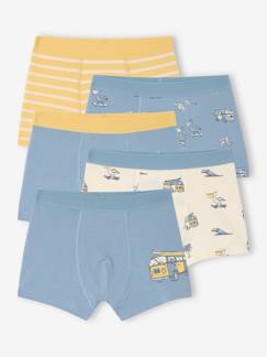 -Lot de 5 boxers stretch garçon