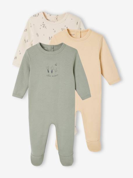 Bébé-Lot de 3 dors-bien Basics